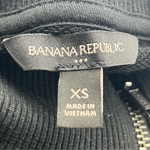 Banana Republic Factory Black Bomber Jacket - Picture 10 of 11
